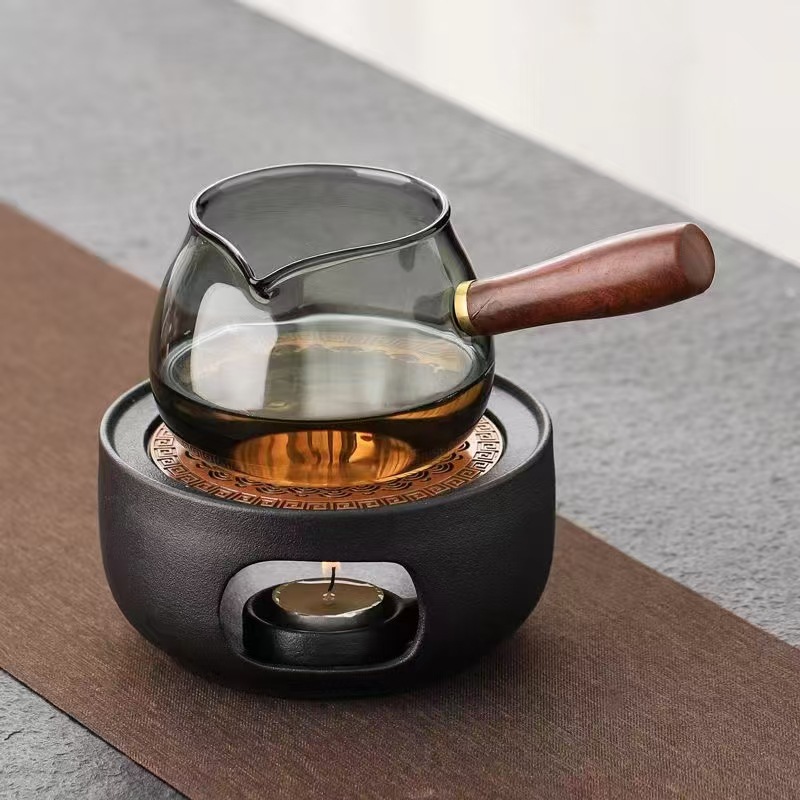 Nến cổ điển sưởi ấm bếp đun trà cơ sở thiết bị tạo hương bếp đun trà bếp nướng cam bếp đun trà nóng ấm