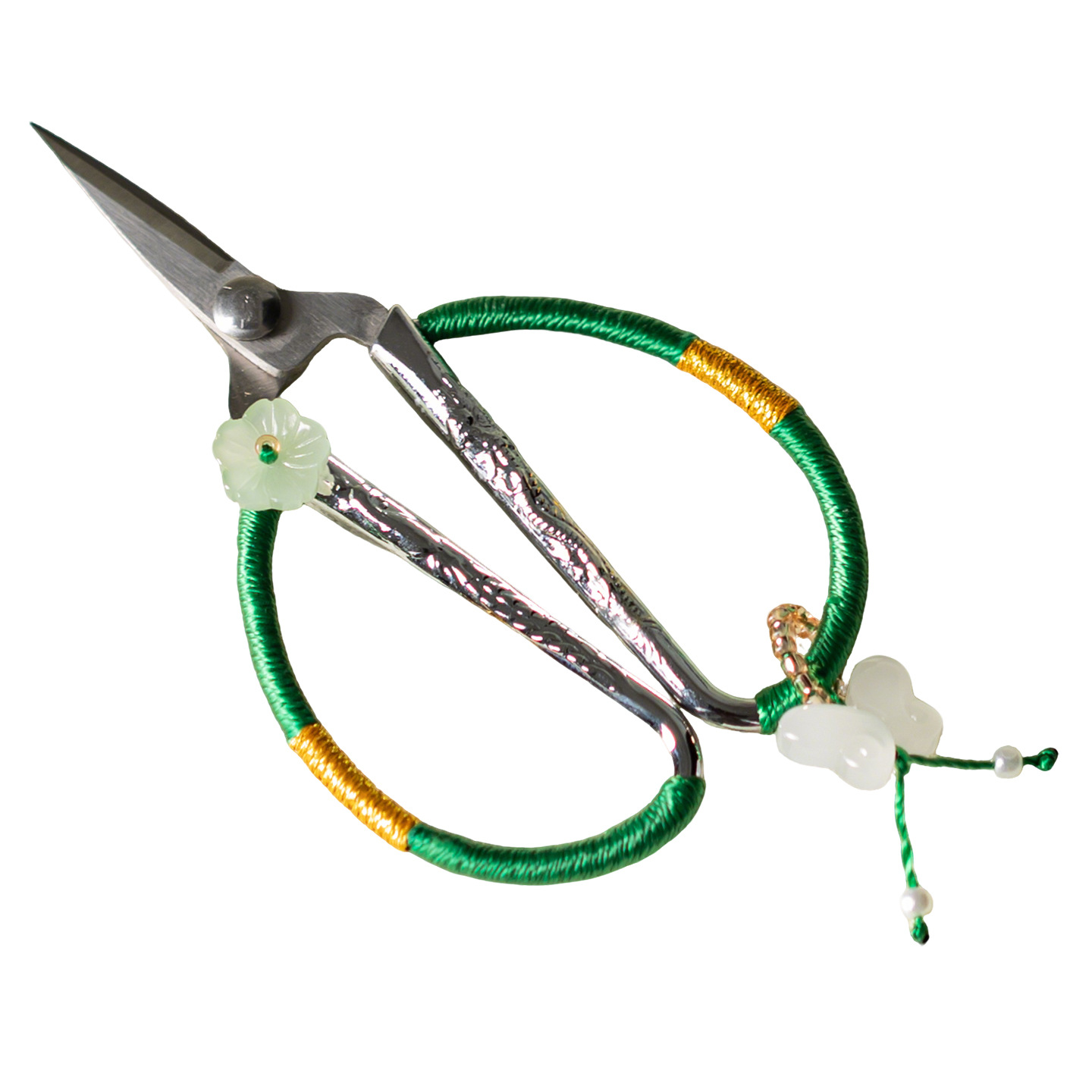 Kéo trà cổ điển phụ kiện trà thép không gỉ kéo nhỏ túi trà kéo đóng gói trà thủ công tông đơ cắt chỉ.