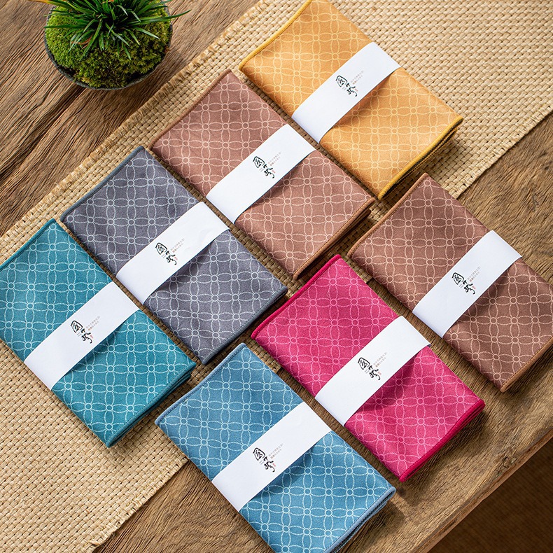 Khăn thấm nước Triều quốc gia Da'antang Khăn trà Khăn trà khăn lau bàn trà khăn nâng ấm trà Phụ Kiện Bộ trà Kung Fu Khăn trà Zen