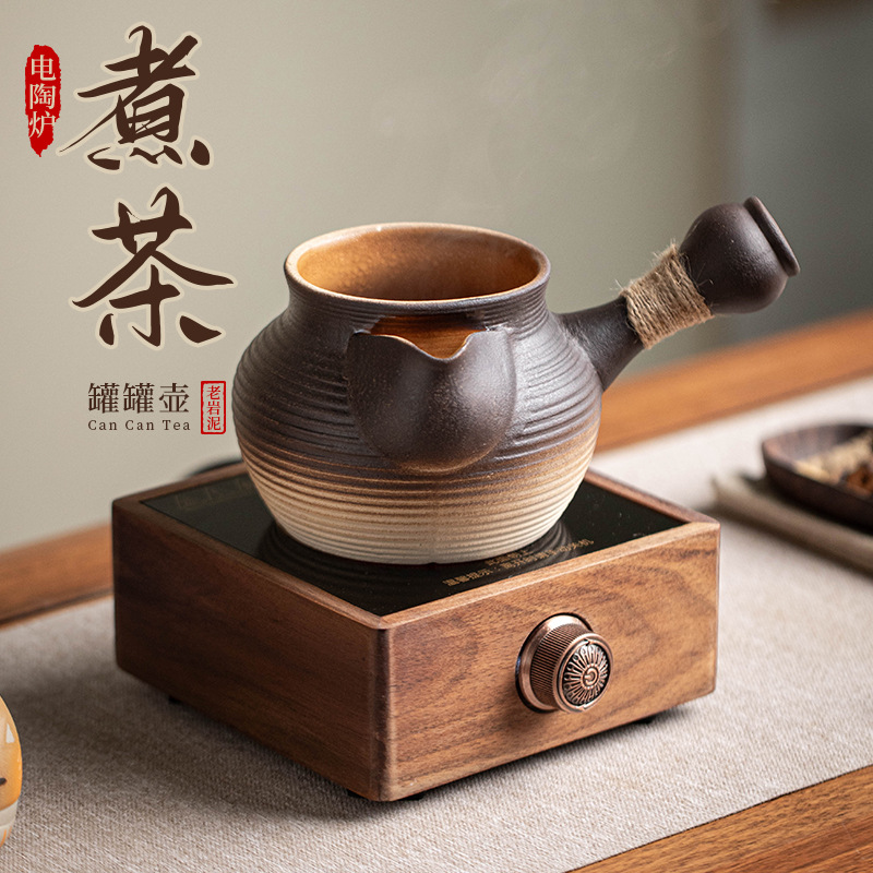 Nồi nồi nồi nồi bếp gốm điện bếp nấu trà bộ nồi trà sữa nướng nồi gốm dung tích lớn đồ ấm trà ấm ngoài trời gia dụng