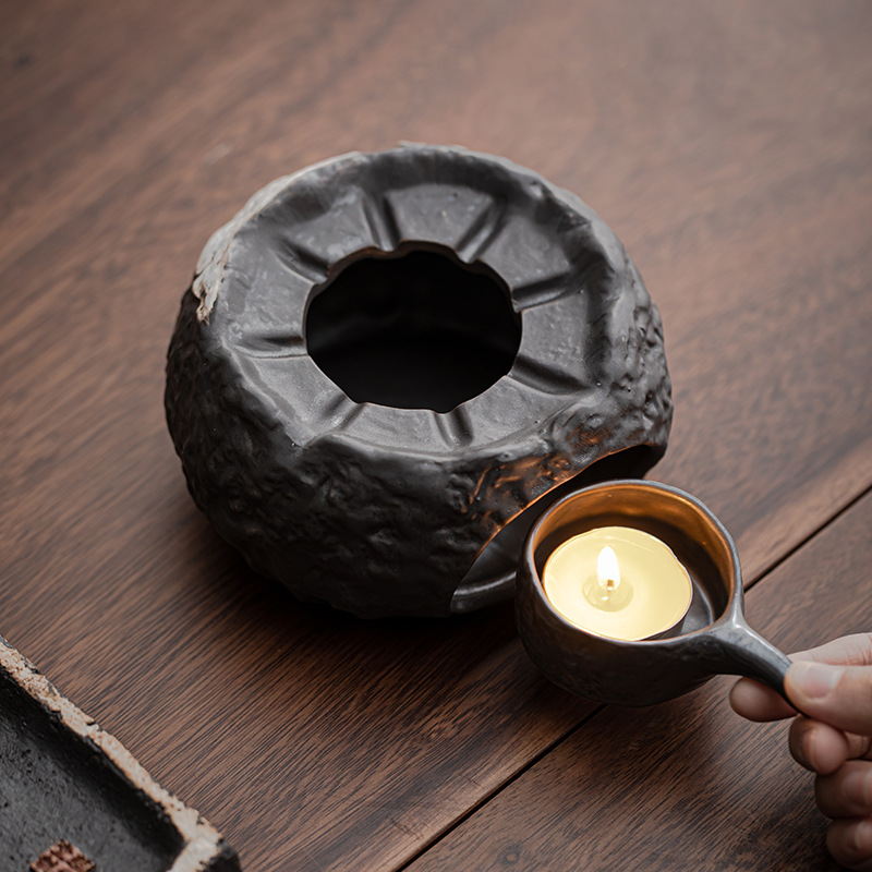 Wama gió sen hương ấm bếp trà nến đế sưởi ấm bếp pha trà Ấm thủ công Bộ trà ấm Bộ trà ấm