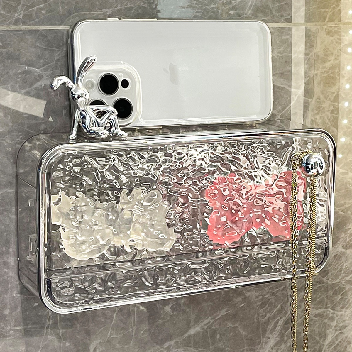 Hộp đựng xà phòng Kiểu Nhật Hộp đựng xà phòng không đục lỗ Hộp đựng xà phòng Kiểu treo tường 2023 gia dụng kiểu mới giá để xà phòng đựng ráo nước