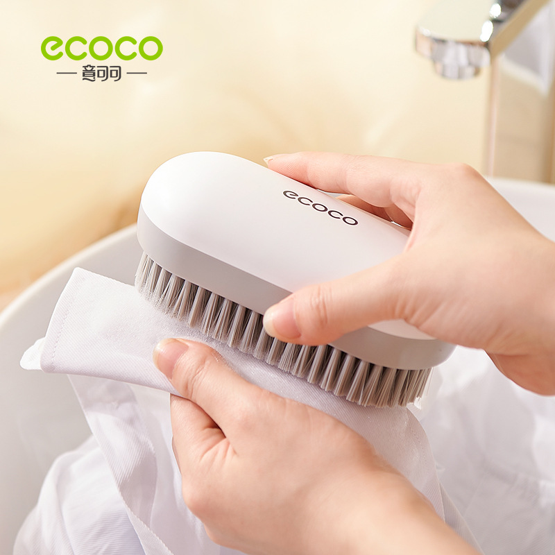 Bàn chải giày ecoco, bàn chải giặt giày gia dụng, bàn chải đánh giày, bàn chải giặt quần áo, lông mềm, không làm tổn thương bàn chải đánh giày, dụng cụ làm sạch