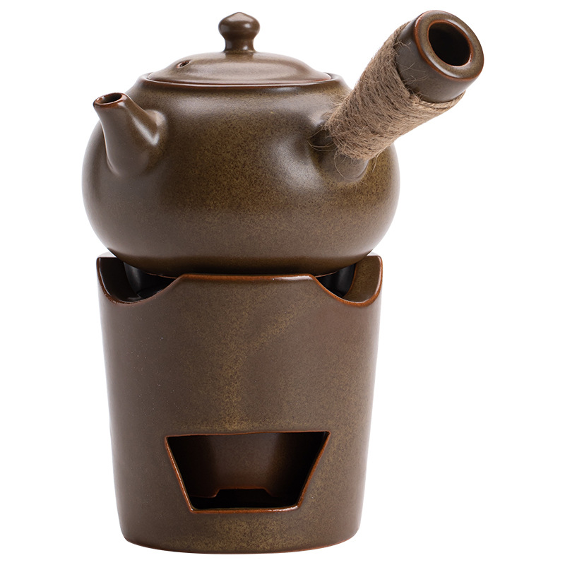 Bếp than, bếp than, bếp không khí, bếp nhỏ, chịu nhiệt độ cao, có thể làm khô các tay cầm bên, bộ dụng cụ pha trà và pha trà Kung Fu