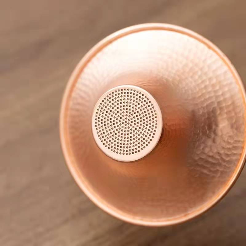 Lưới lọc trà bằng đồng nguyên chất kiểu Nhật, lưới lọc trà, phụ kiện bộ trà Kung Fu, bộ lọc trà, bộ lọc trà, thiết bị pha trà sáng tạo