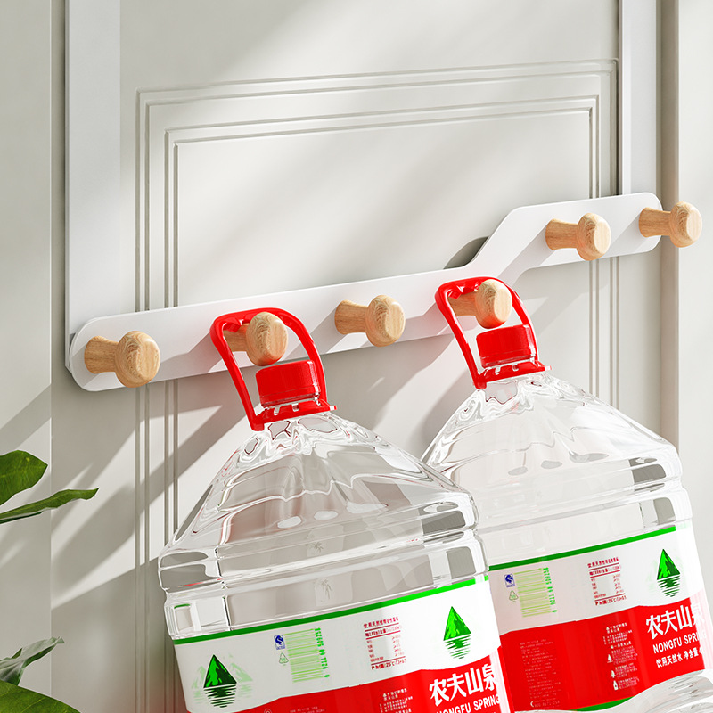 Móc treo sau cửa không đục lỗ, giá để túi quần áo, móc treo quần áo kiểu sau cửa phòng ngủ, móc treo quần áo trên cửa