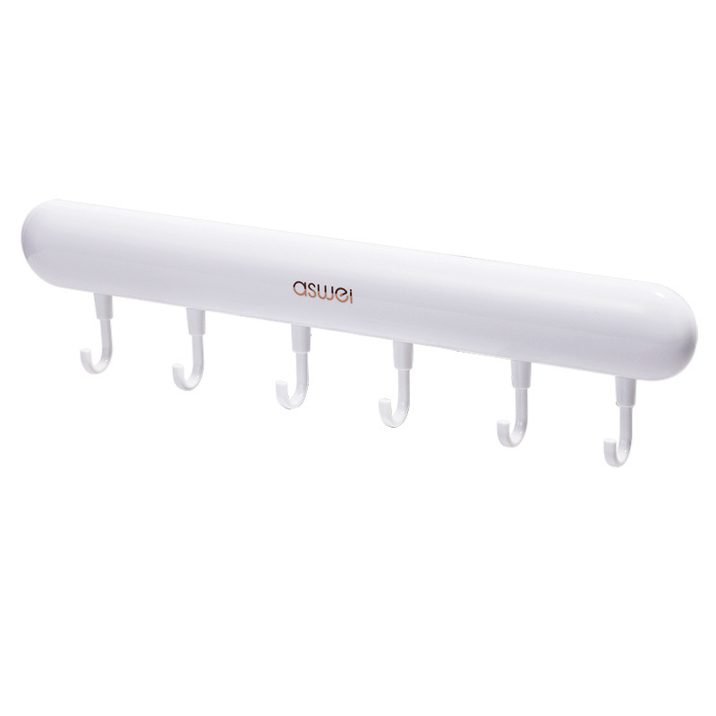 Móc treo phòng tắm móc hàng dính dính chắc chắn không đục lỗ nhà vệ sinh khăn móc treo quần áo móc treo tường phòng tắm