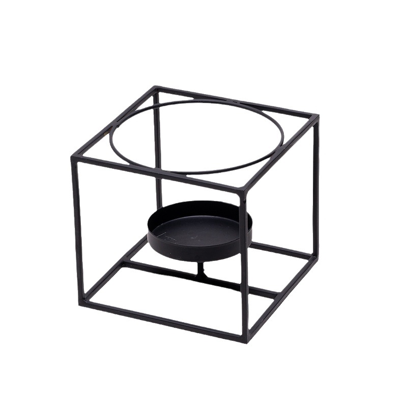 Giá đựng trà ấm bằng sắt Da'antang, giá đựng nến, giá để đèn cồn, bếp trà nhỏ sáng tạo đơn giản kiểu Nhật, đèn nến, ấm đun trà