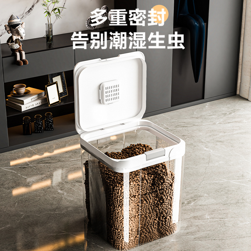 Thùng bảo quản thức ăn cho mèo, thùng kín thức ăn cho chó, thức ăn bảo quản chống ẩm, thức ăn cho mèo, thức ăn cho thú cưng, đồ ăn vặt chân không gia dụng