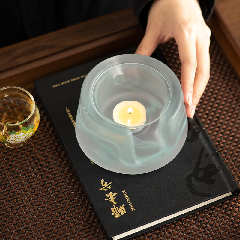 Đèn sưởi trà thủy tinh đế sưởi ấm Trà Nhật Bản bếp pha trà văn phòng nhỏ ấm trà bếp trà