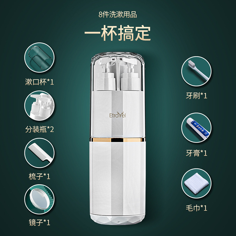 Hộp đựng bàn chải đánh răng cốc nước súc miệng hộp dụng cụ đánh răng Bộ cốc đựng bàn chải đánh răng Cốc đựng bàn chải đánh răng Cốc đựng bàn chải đánh răng cầm tay