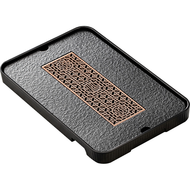 [Giảm giá thông quan đặc biệt] Bộ ấm trà, Khay trà, bàn pha khô Kung Fu gia dụng, khay đựng gốm sứ, khay nhỏ lưỡng dụng