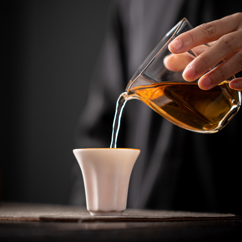 Cốc trà Ru Kiln, Cốc gốm sứ Kung Fu Master, Cốc nếm trà Ru Kiln nhỏ, Cốc thơm, Cốc cá nhân.