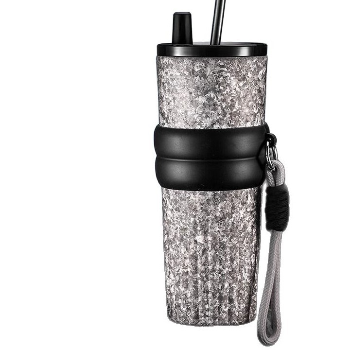 Ly giữ nhiệt Titanium an toàn sức khỏe 700ml YKQ23 đựng cafe, trà, nước