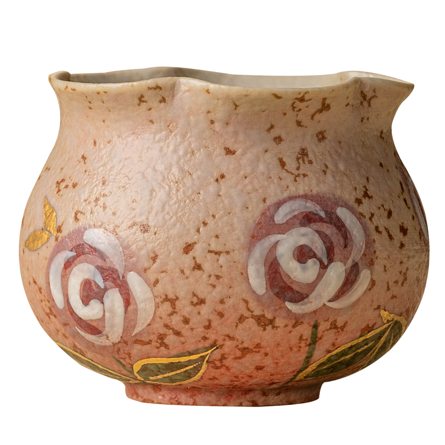 Bộ ấm chén trà Kung Fu cao cấp, chất liệu đá lửa xanh trắng, chén trà đỏ, họa tiết hoa hồng vàng, dành cho người dùng cá nhân.