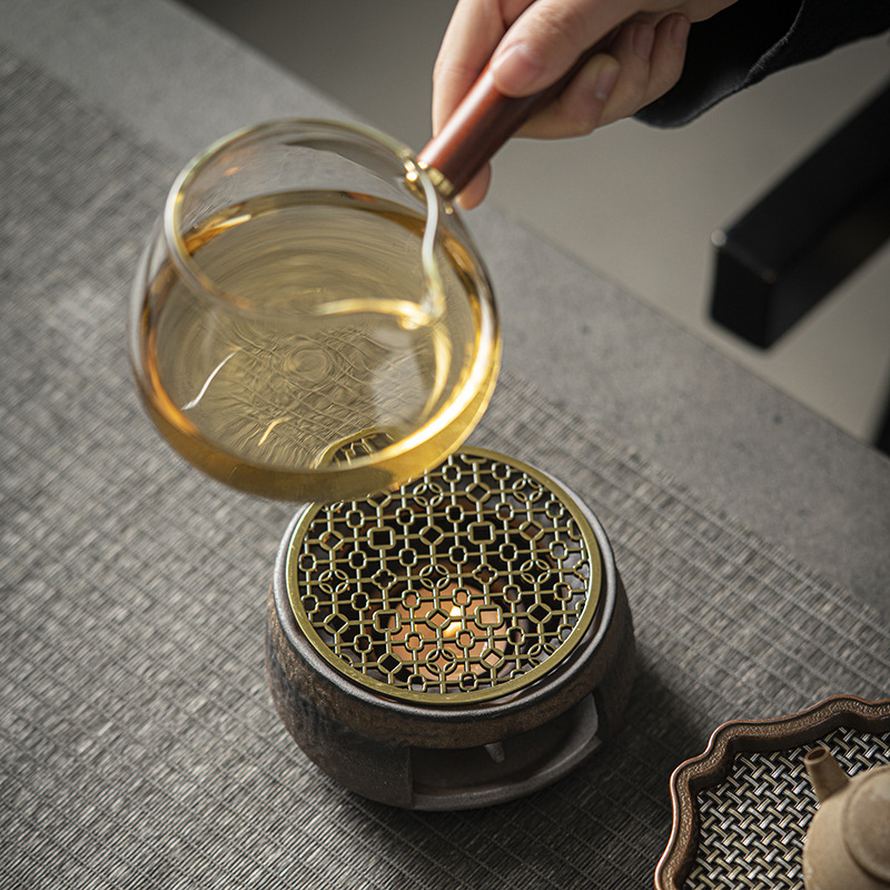 Bán buôn ngọn nến cổ điển sưởi ấm bếp đun trà cơ sở Thiết bị tăng hương vị bếp đun trà bếp nướng cam bếp đun trà nóng