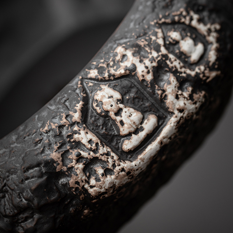 Washi-Im lặng Vật Van Kong Trà rửa cốc lớn kiểu Trung Quốc cổ điển gia dụng Phụ kiện trà đạo bình đựng bã trà gốm sứ