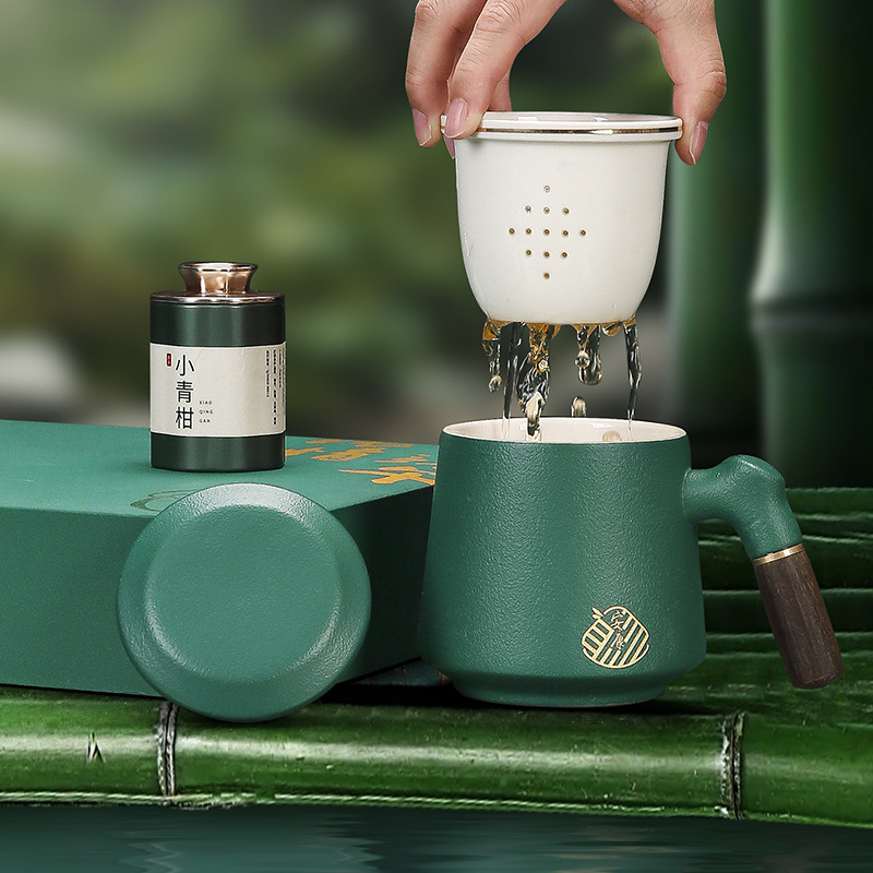 Lễ hội thuyền rồng Hộp Quà Tặng di động cốc hành khách nhanh thuyền rồng Quà Tặng Bộ trà du lịch cốc nước Cốc văn phòng Bộ logo in