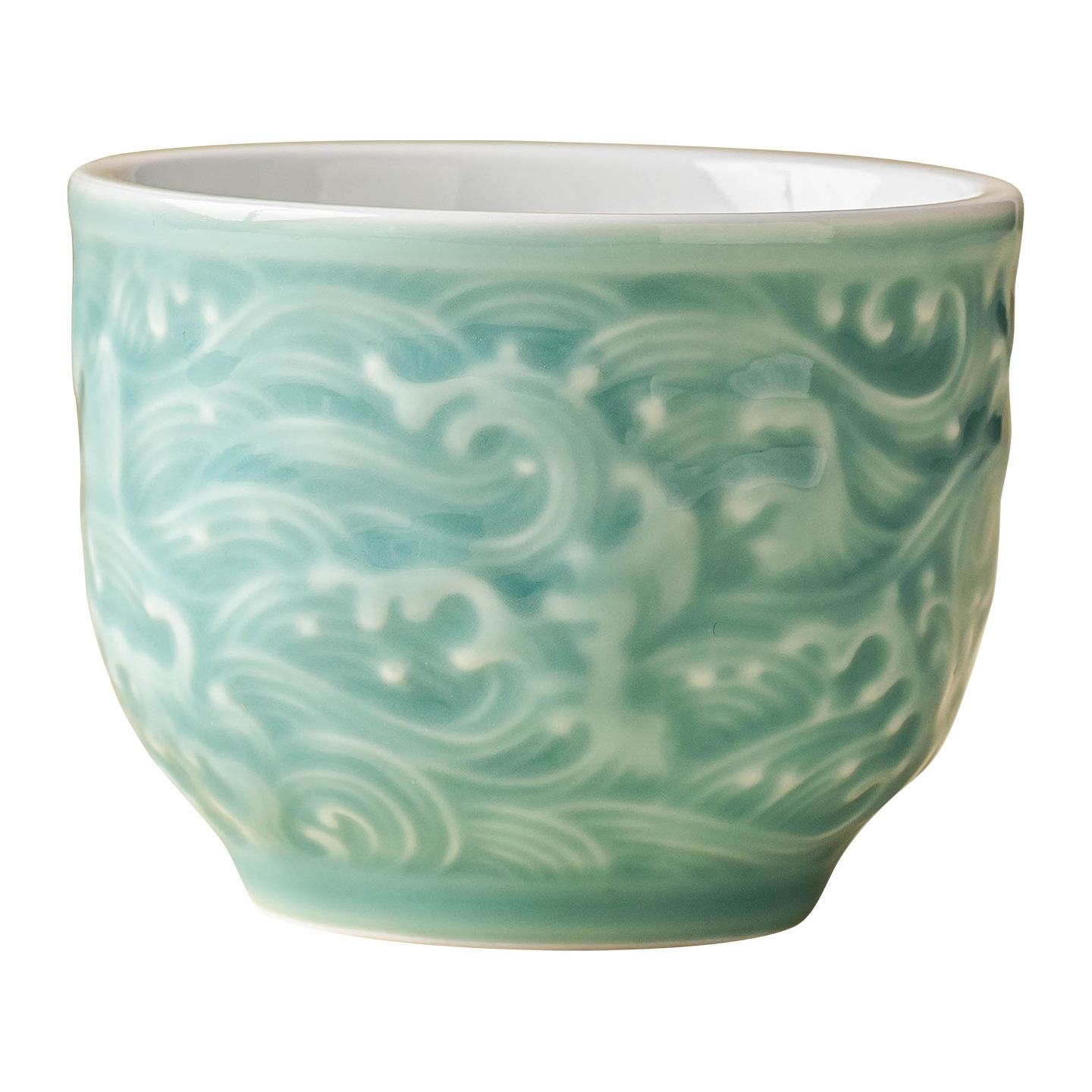 Cốc trà nhỏ Hailang Shuyun cốc uống trà gia dụng cốc chủ gốm sứ bộ trà Kung Fu giá trị cao chuyên dụng cá nhân cho nữ