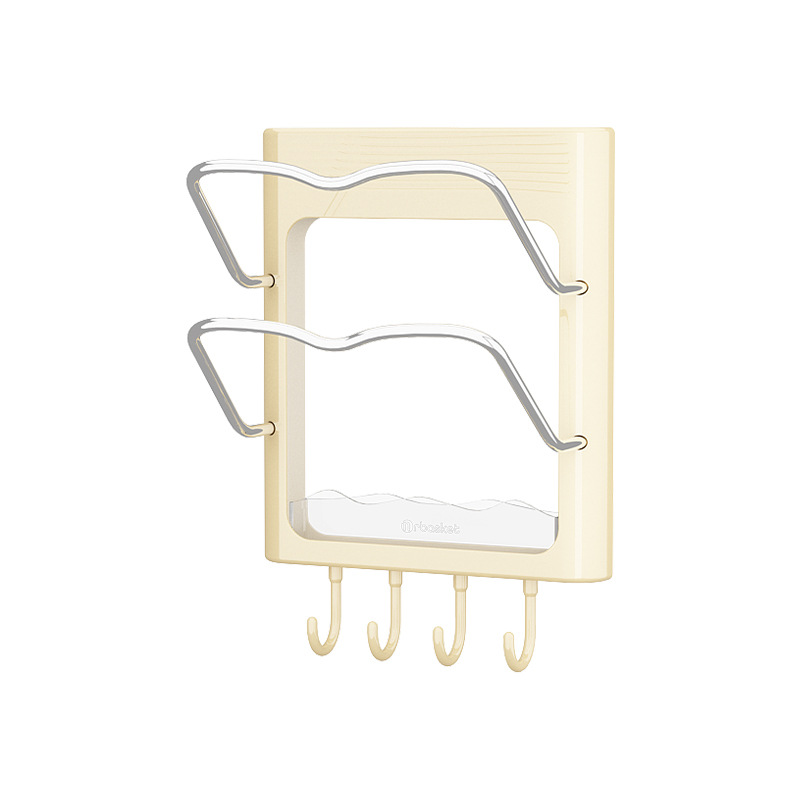 Giá để đồ nhà bếp kiểu treo tường không đục lỗ Giá để đồ gia dụng đa năng Giá để đồ gia dụng Giá để đồ thớt nhiều tầng