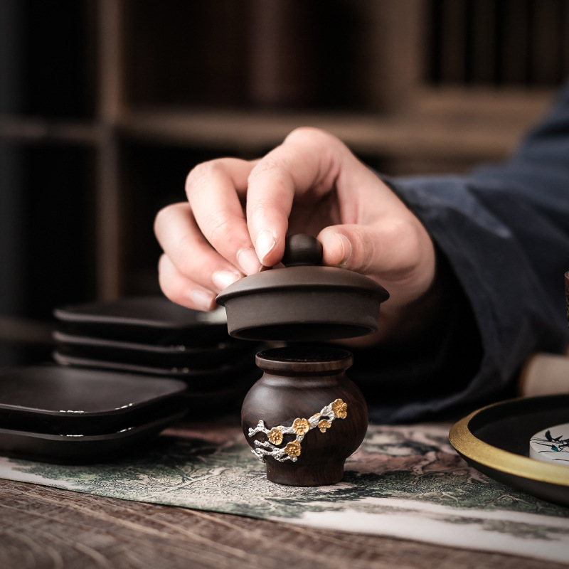 Bán buôn phụ kiện trà đạo Guanxinchuwu kết hợp khăn trà ấm trà phủ trà Bộ trà đạo phụ kiện trà đạo