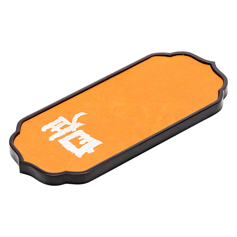 Khay pha khô thấm nước khay pha trà nhanh Khô Dụng cụ pha trà Kung Fu đơn giản kiểu Trung Quốc Khay trà du lịch xách tay gia dụng khay hình chữ nhật