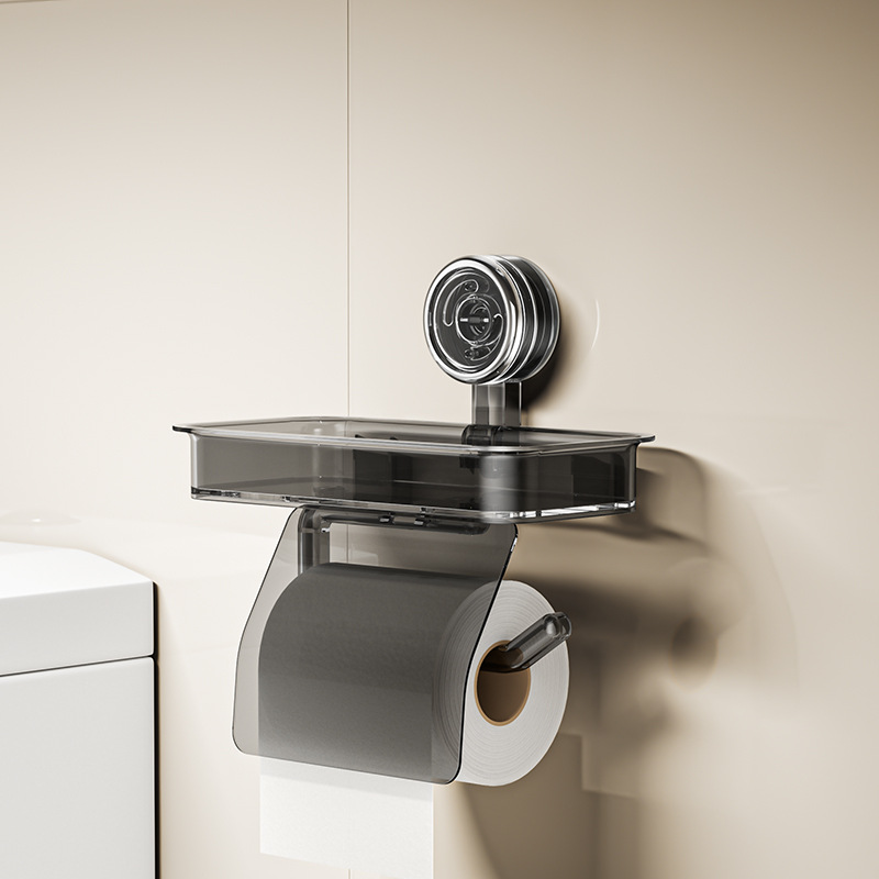 Khay hút khay đựng giấy vệ sinh treo tường không đục lỗ khay đựng giấy vệ sinh chống thấm hộp đựng khăn giấy vệ sinh phòng tắm