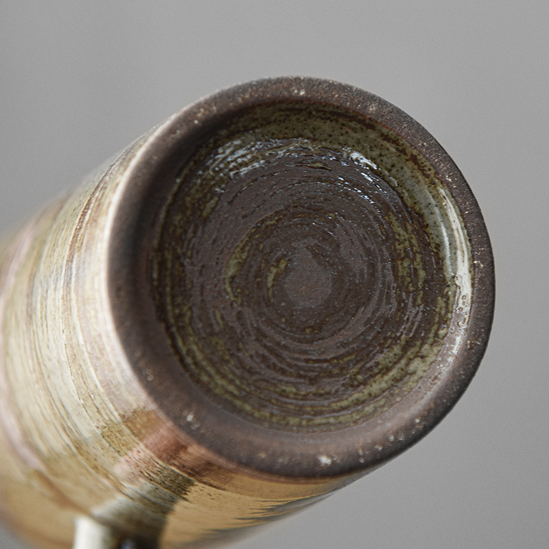 Cốc cà phê phong cách MỤC VỤ sáng tạo cổ điển thủ công kiểu Nhật cốc trà tay cầm bằng gỗ cốc đơn cá nhân Cốc uống nước dung tích lớn