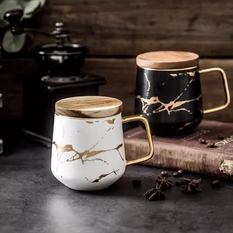 [Giảm giá thông quan đặc biệt] Cốc sứ, cốc sữa Ăn sáng, cốc cà phê, cốc uống nước, cốc tráng miệng gia đình