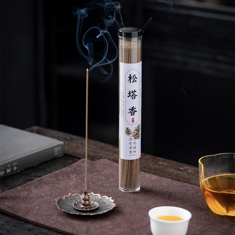 Hương thơm tháp thông 50g hương thơm thanh lọc không khí hương thơm gỗ thông cổ điển không khí tươi mát trong nhà hương thơm phong cách Trung Quốc