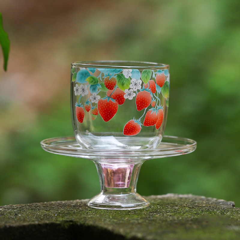 Cốc pha trà kiểu mới, Bộ trà chuyên dùng để pha trà xanh, cốc thủy tinh, cốc uống trà chịu nhiệt độ cao trong suốt kiểu Nhật