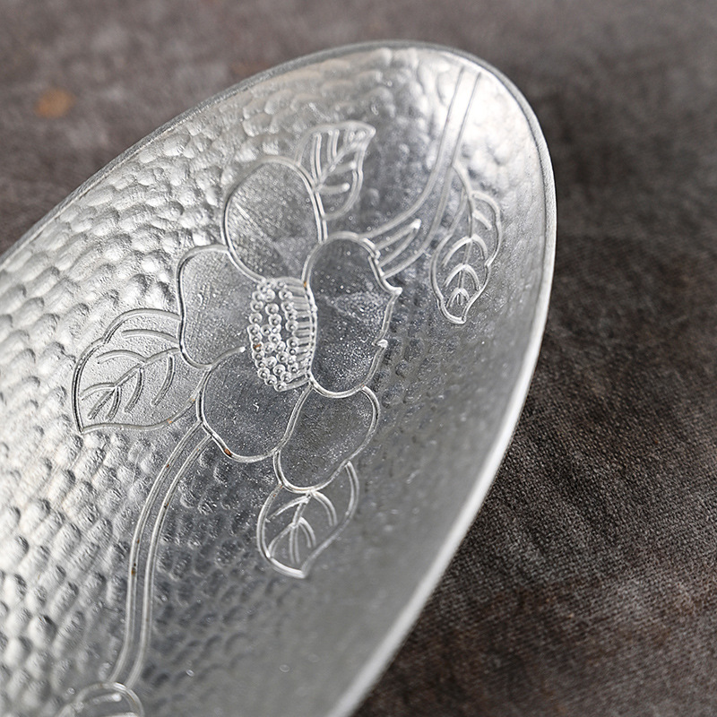 Thiếc trà, thìa trà, thìa trà, thìa trà, thìa cà phê thiền, dụng cụ lấy trà, trà Kung Fu, không pha trà đạo