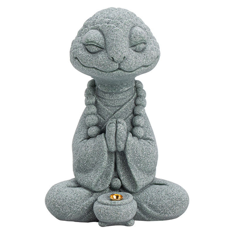 Đồ trang trí đồ trang trí bằng trà đồ dùng để bàn gia dụng bằng đá sa thạch xanh mới Trung Quốc