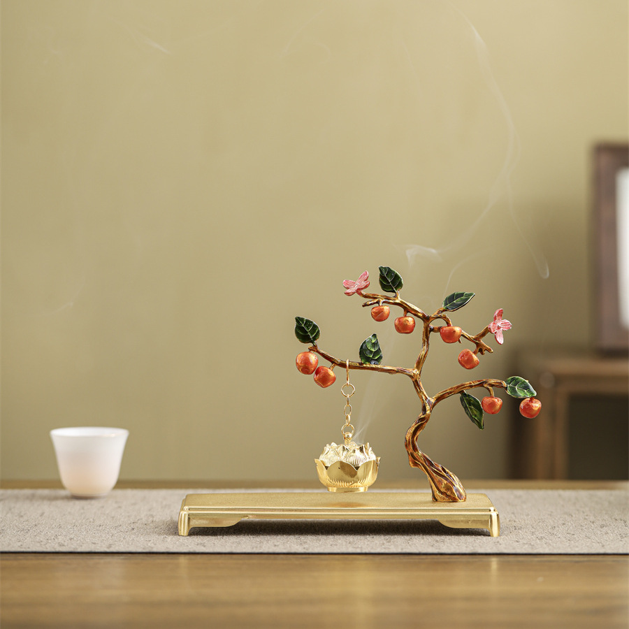 Quả đầy cành, lư hương thông, lư treo, Xiaoxiangyun, trầm hương không dính, đàn hương, thanh lọc không khí, hương thơm lâu dài trong nhà