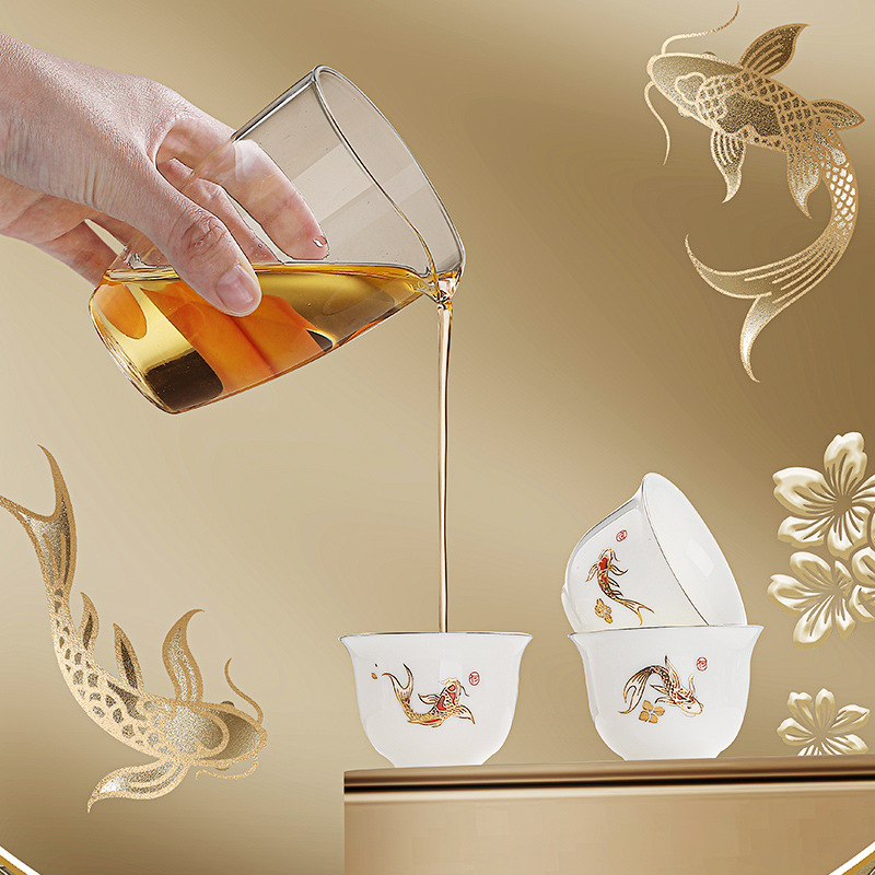 Bộ trà du lịch cửa hàng của người chồng