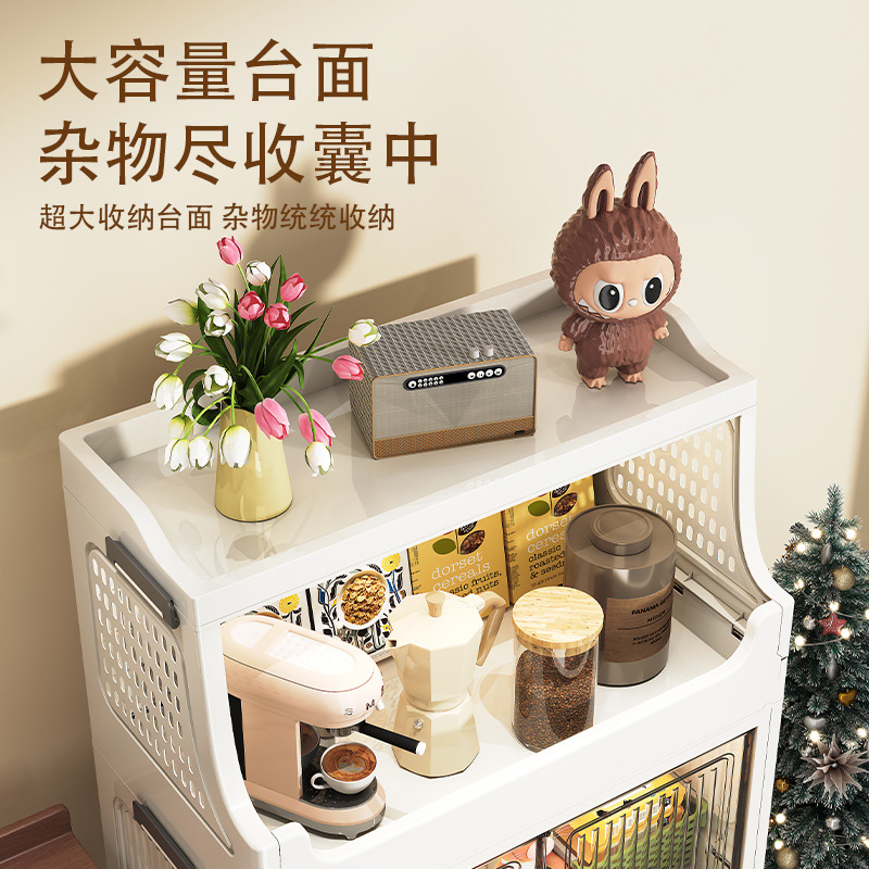Chiều rộng 60-70 tủ đựng đồ mở cửa tủ đựng đồ có thể gập lại tủ đựng đồ có giá để đồ đa chức năng tủ sắp xếp nhiều lớp