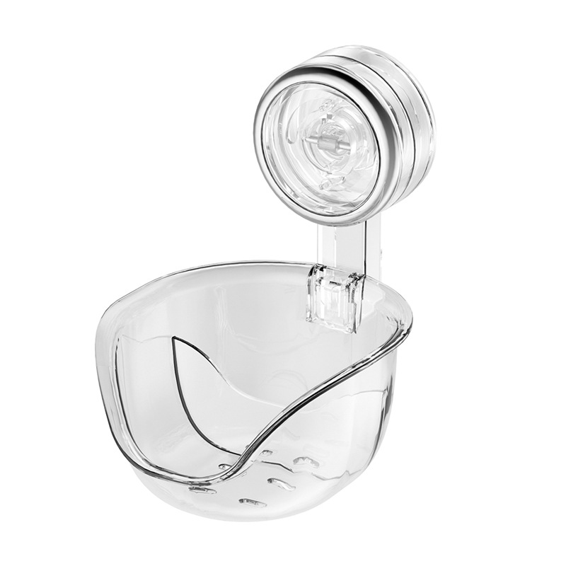 Cốc hút làm đẹp trứng phấn bông đệm khí Hộp đựng đồ treo tường không đục lỗ thoát nước phòng tắm giá đỡ thoáng khí