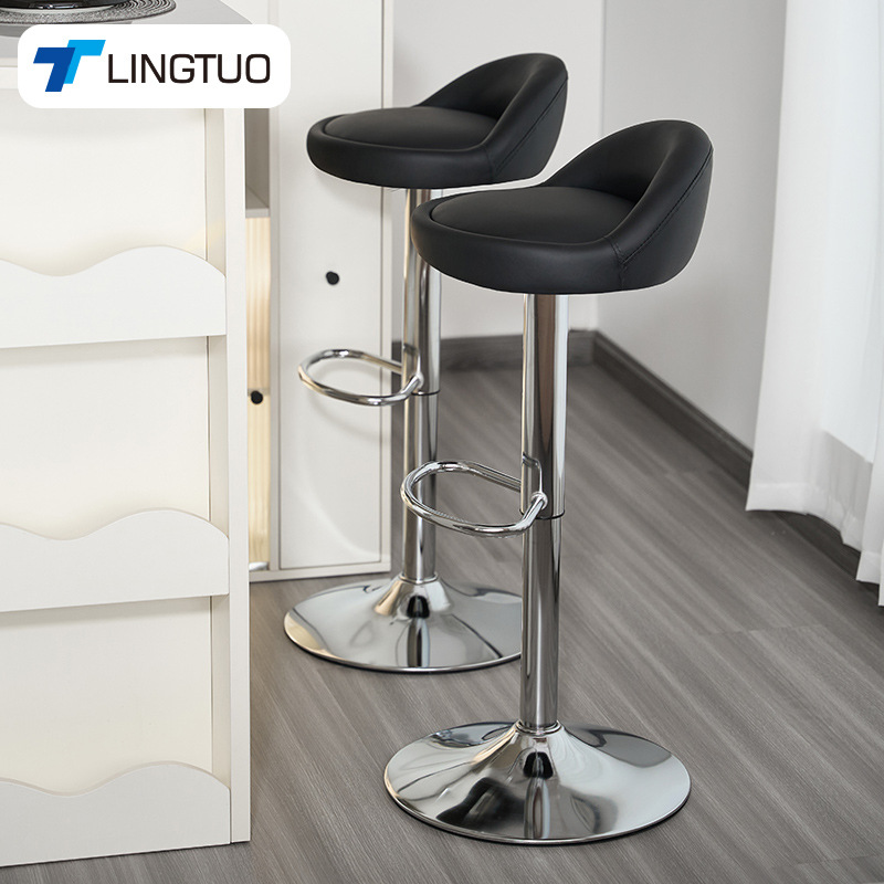 Ghế quầy bar cao có thể điều chỉnh độ cao, ghế quầy bar cho quầy thu ngân, ghế quầy bar gia đình, ghế cao, ghế xoay tròn.