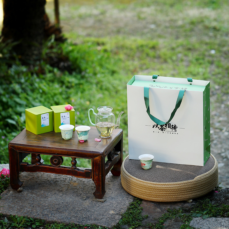 Bán buôn bộ trà thủy tinh Bộ trà xanh Bộ trà Long Tỉnh công phu ấm pha trà nhiệt độ cao bình trà bình trà