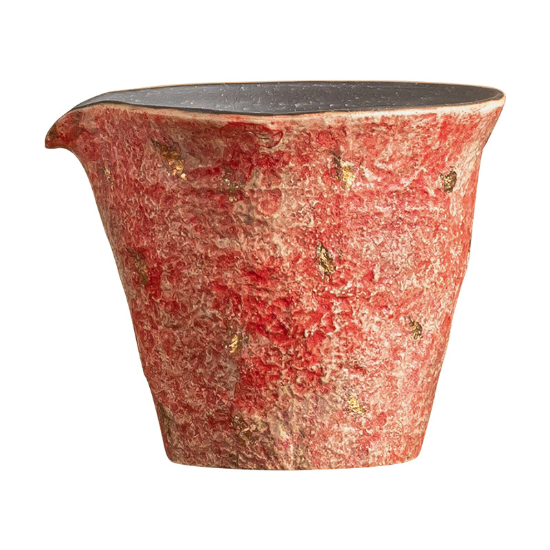 Cốc pha trà bằng gốm màu mỏ đá, cốc pha trà bằng gốm cổ điển gia dụng cao cấp, cốc trà, phụ kiện trà đạo