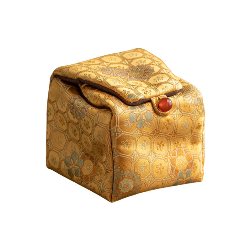 Túi đựng đồ bằng lụa dày, túi du lịch kiểu Trung Hoa, túi đựng tách trà, tách trà, bộ ấm trà, ấm trà, túi vải cỡ vừa, nhiều màu