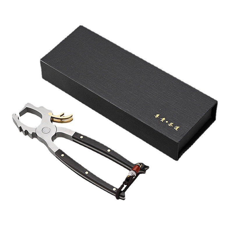 Bán buôn Bánh trà Pu'er, dụng cụ mở trà, kẹp trà, dao trà, Phụ Kiện Bộ trà, 304 trà Tuocha # kìm bằng thép không gỉ, nón trà