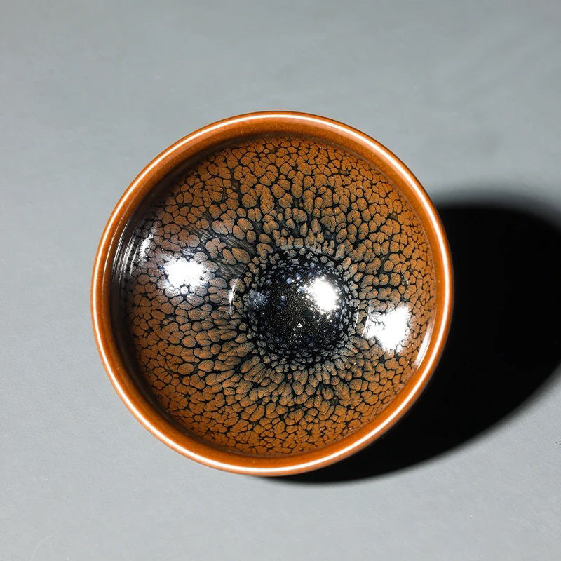 Jianyang Jianzhan Yellow Partridge Shukou Cup Jianyao Teacup Handmade vừa Master Cup Kung Fu Teacup Teacup Teacup