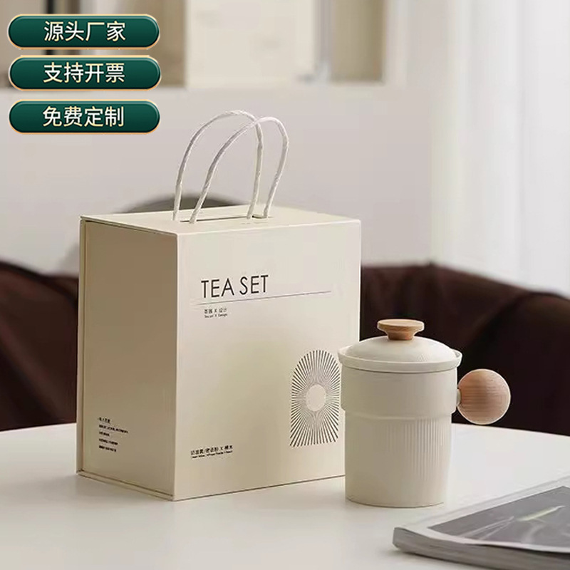 Tách trà tách trà nước tách trà gốm sứ văn phòng Mark quà sinh nhật cho khách hàng quà tặng