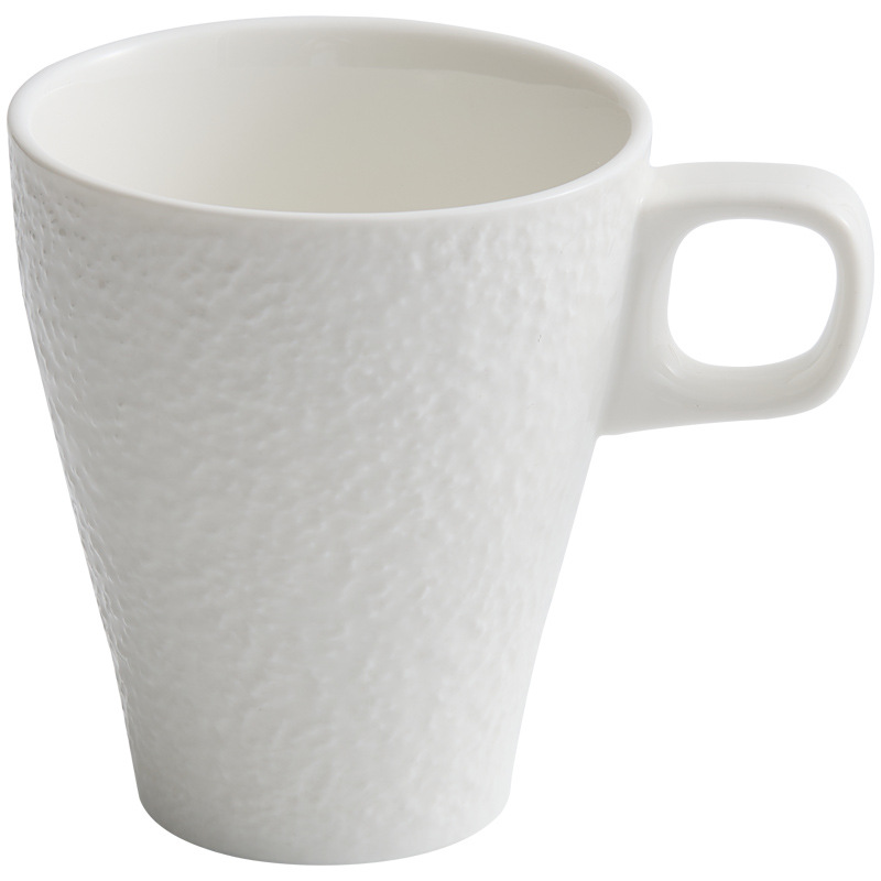 Cốc mug hoa văn đá cốc cà phê cốc ăn sáng gốm sứ cốc sữa cốc uống nước gia dụng cốc trà dung tích lớn có tay cầm