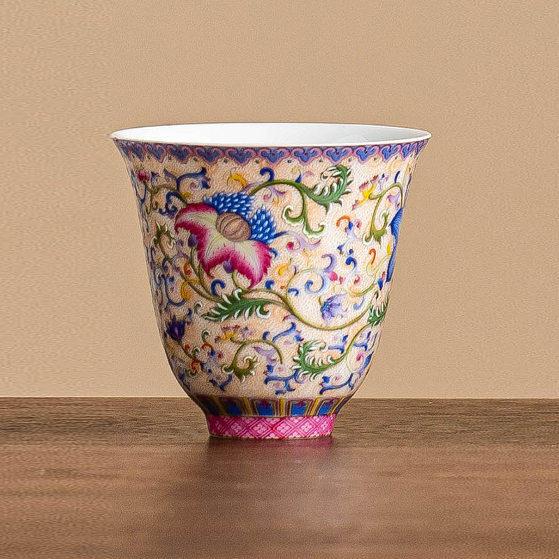 Cốc trà tráng men hương thơm cốc trà cốc bộ trà giá trị cao cho nữ cốc trà gốm sứ Trung Quốc cốc chủ nhân cốc đơn