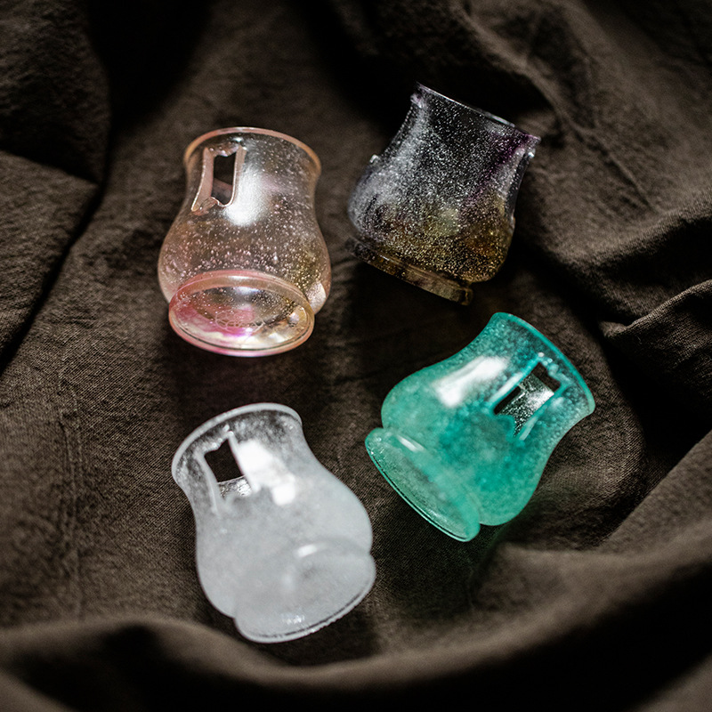 Phụ kiện bộ trà Kung Fu tráng men cổ kính Thiết bị pha trà cao cấp Thiết bị pha trà cao cấp Thương hiệu Yushantang Nắp tráng men lộng lẫy