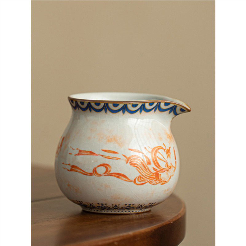 Cốc công cộng Ruyao Dunhuang Feitian Cốc trà gốm sứ biển cốc công cộng gia dụng dụng cụ pha trà dụng cụ pha trà dụng cụ pha trà dụng cụ pha trà Kung Fu phụ kiện