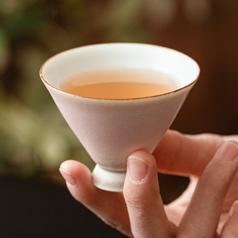 Cốc trà cao cấp biến đổi lò cao cấp cốc xô màu tím macaron cốc gia chủ cốc trà Kung Fu cốc trà sứ cốc trà