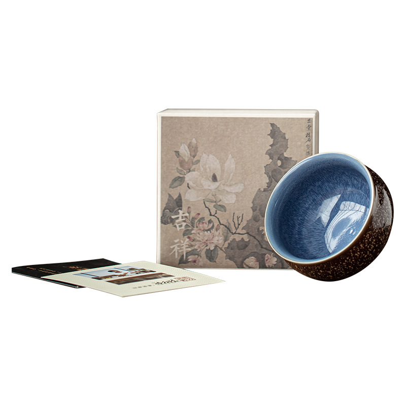 Cốc thiền nấu lò nung cốc trà gốm sứ gia dụng cốc trà cốc chủ nhân cốc trà bộ trà kungfu Trung Quốc hộp quà cốc đơn